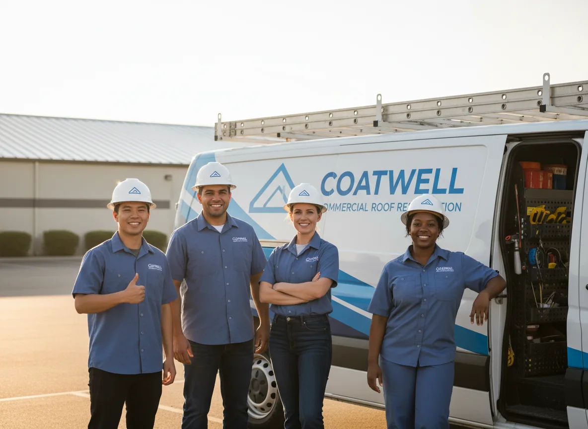 Commercial roof coating company in Spencerville, OK